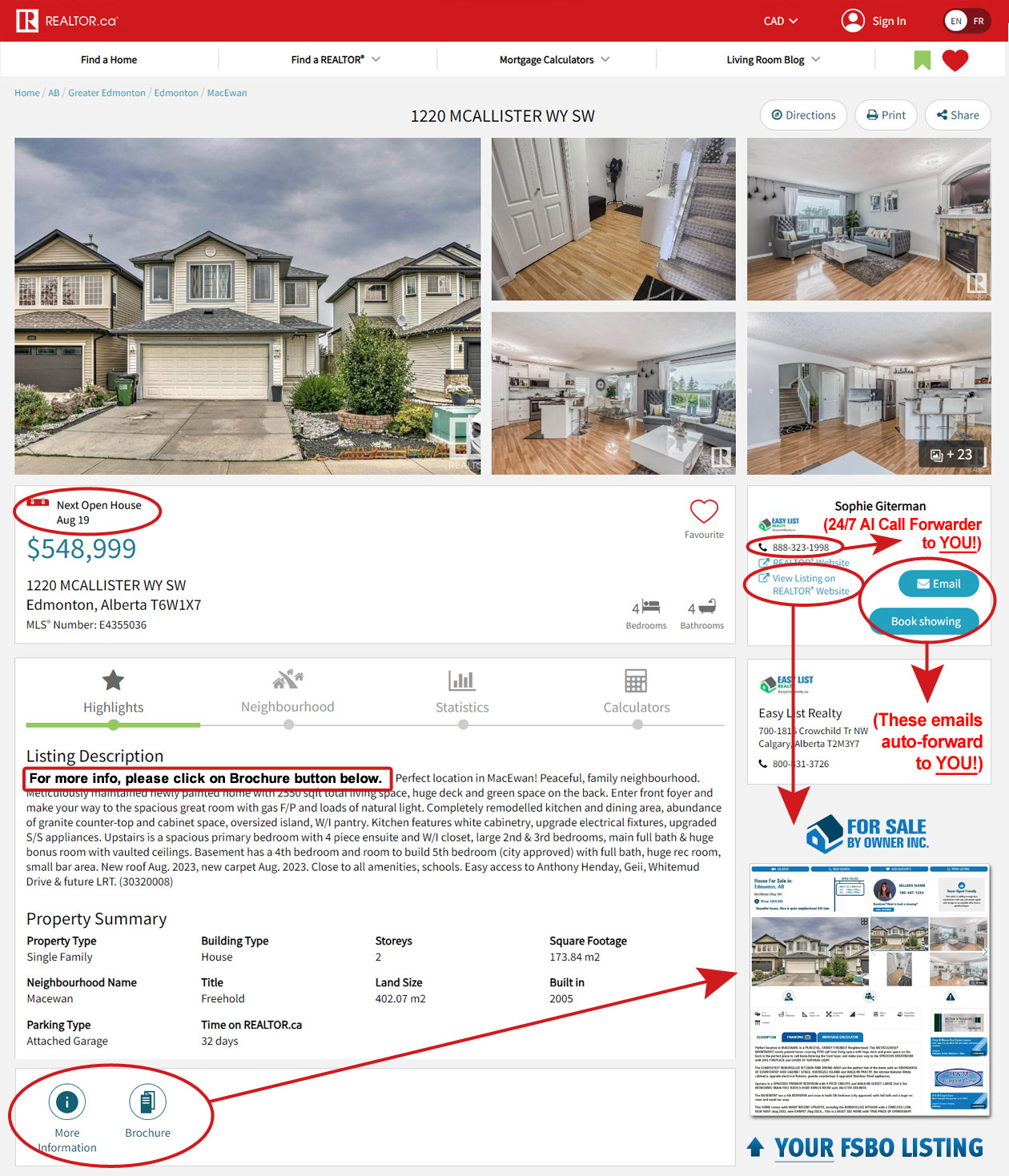 REALTOR.ca listing screenshot for International