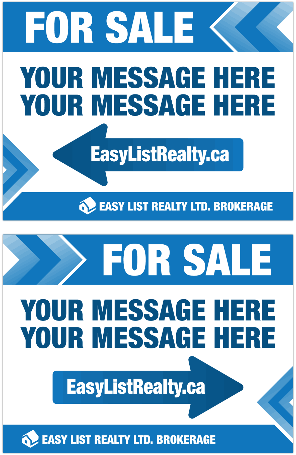 FSBO Directional Lawn Signs